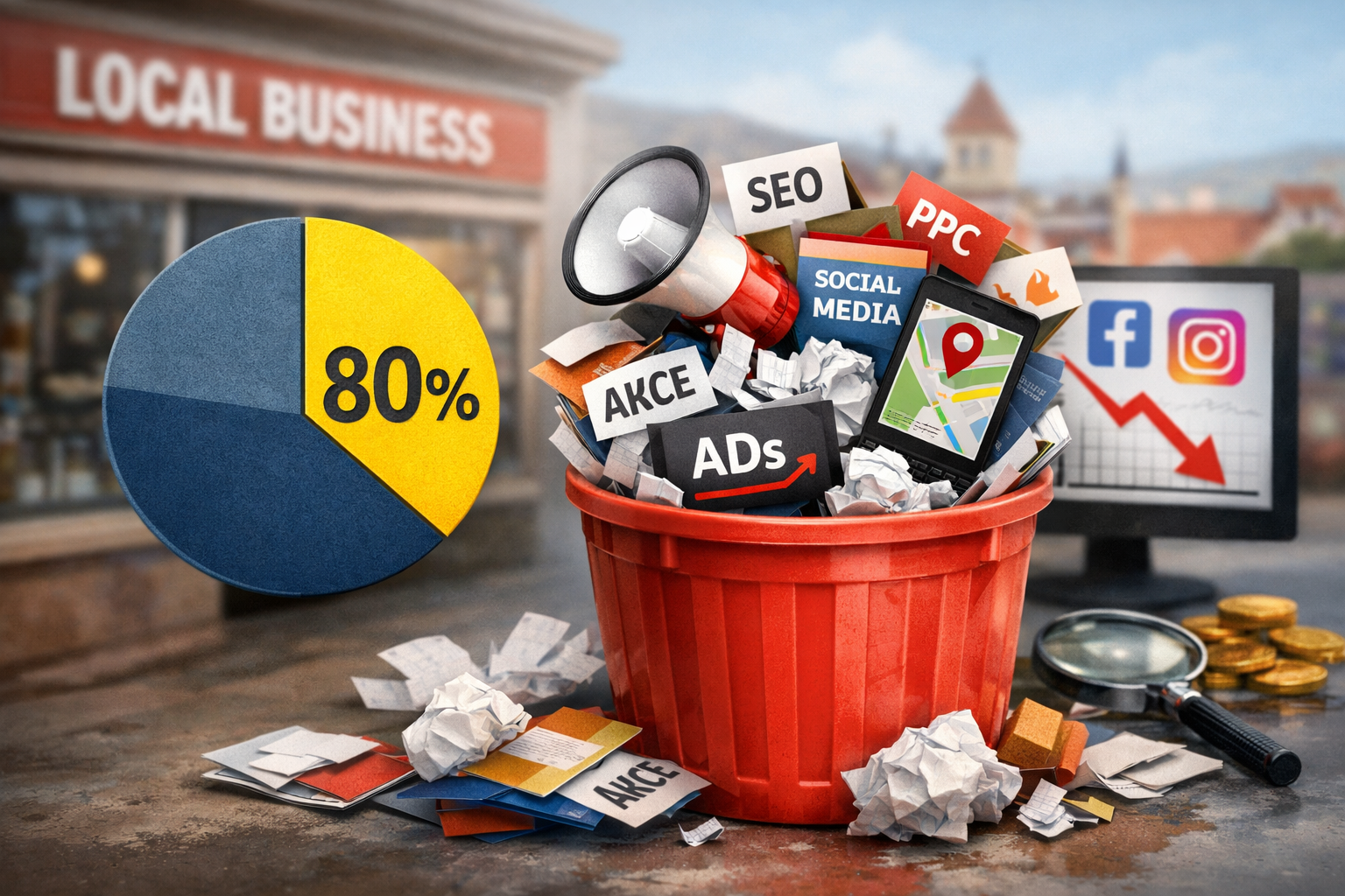 80% aktivit lokálního online marketingu je pro firmy zbytečných