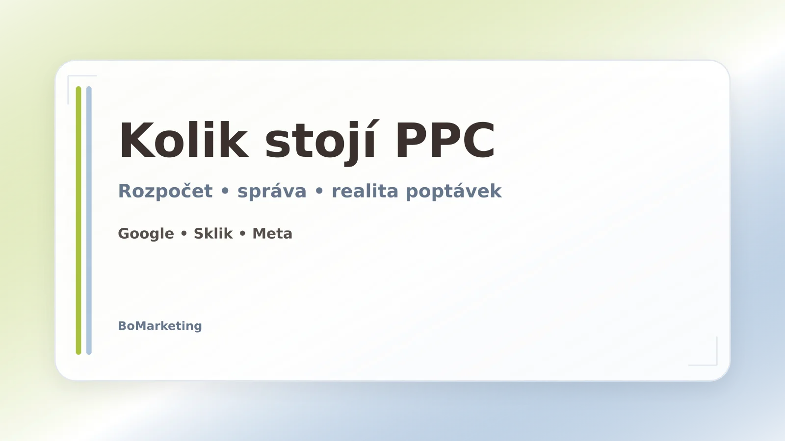 Kolik stojí PPC (Google, Sklik, Meta): rozpočet, správa a realita poptávek